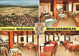 71596794 Wintersweiler Gasthaus Rebstock Wappen Fam. Mohme Efringen-Kirchen - Autres & Non Classés