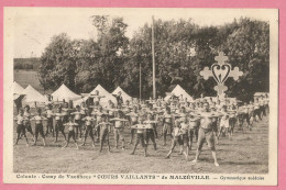 A202  CPA  MALZEVILLE   (Meurthe Et Moselle)  Colonie - Camp De Vacances "COEURS VAILLANTS" - Gymnastique Suédoise - Autres & Non Classés