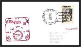 66225 Skylab 3 25/9/1973 USA Uss New Orleans Espace Space Copernicus Lettre Cover - United States