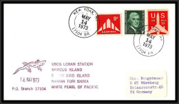 66193 Skylab Uscg Loran Station 14/5/1973 USA Espace Space Lettre Cover - United States