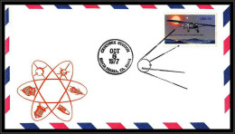66106 20th Anniversary Of Spoutnik Sputnik 1 Cencopex Station 8/10/1977 Santamaria USA Espace Space Lettre Cover - United States