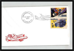 66125 Jupiter Skylab Pioneer 11/9/1977 Uniondale USA Espace Space Shuttle Boing 747 Lettre Cover - United States