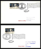 66132 100 Years Haenlein Apollo Smithsonian 17-28/2/1973 USA Espace Space Lot 2 Lettre Cover - United States