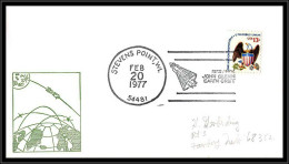 66069 15th Anniversary John Glenn Earth Orbit 20/2/1977 Stevens Point USA Espace Space Lettre Cover - United States