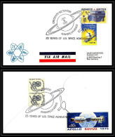 66000 Jupiter Apollo Soyuz 25 Years Of Us Space Achievments Orcoexpo 82 Station Anaheim 8/1/1982 USA Espace Lettre Cover - United States