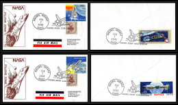 66005 Kokomo 7/2/1982 USA Espace Nasa Space Shuttle Espace Space Lot 2 Lettre Cover - United States