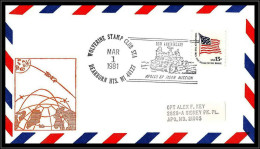 65894 Apollo 15 Wolvpex'81 10th Anniversary 1/3/1981 USA Wolverine Espace Space Lettre Cover - Stati Uniti