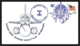 65889 Apollo 10th Anniversary Wespnex Cachet Violet 1/3/1981 White Plains USA Espace Space Lettre Cover - Stati Uniti
