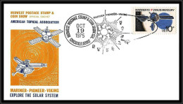 65855 Mariner Pioneer Viking Explore The Solar System 19/10/1975 USA Espace Space Lettre Cover - Stati Uniti