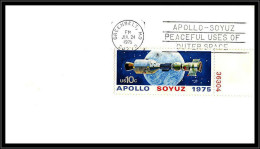 65850 Apollo Soyuz 24/7/1975 Greenbelt USA-USSR Russia Espace Space Lettre Cover - Stati Uniti