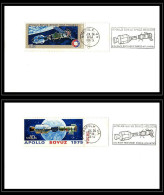 65842 Discount Apollo Soyuz 24/7/1975 Norfolk USA-USSR Russia Espace Space Lot 2 Lettre Cover - Stati Uniti