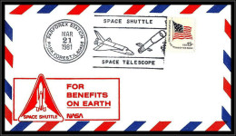 65828 Columbia Sts-1 Nasa Anaheim Station 20/3/1981 USA Espace Space Lettre Cover - Stati Uniti