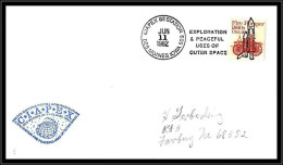 65799 Ciapex Des Moines 11/6/1982 USA Espace Exploration & Peaceful Uses Of Outer Space Olympics Lettre Cover - Stati Uniti