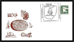 65766 16th Anniversary Of Apollo 11 Wapakoneta Museum 20/7/1985 USA Espace Space Lettre Cover - Stati Uniti