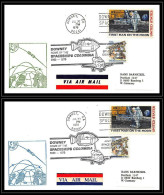 65653 Downey Home Columbia 10th Years Anniversary Apollo 11 20/8/1979 USA Espace Space Lot 2 Lettre Cover - United States