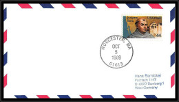 65564 Discount In Memoriam Space Shuttle Challenger 7 Worcester 5/10/1986 USA Espace Lettre Cover - United States