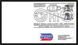 65529 14th Anniversary Apollo 11 Wapakoneta 20/7/1983 USA Espace Space Lettre Cover - United States