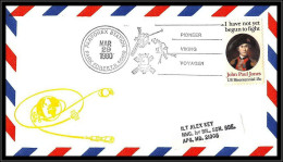 65540 Parforex 80 Pioneer Viking Voyager 29/3/1980 Park Forest USA Espace Space Lettre Cover - Etats-Unis