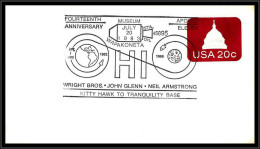 65531 14th Anniversary Apollo 11 Wapakoneta 20/7/1983 USA Espace Space Entier Stationery - United States