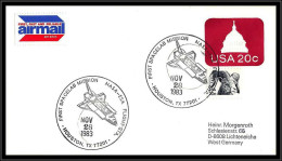 65473 Colombia Sts 9 Launch 28/11/1983 Houston USA Espace Space Entier Stationery - Etats-Unis