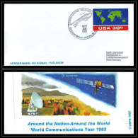 65450 Colombia Sts 9 Launch 28/11/1983 USA Espace Space Shuttle Navette Entier Stationery Aerogramme - United States