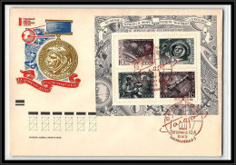 65409 Bloc N°68 Gagarin Gagarine 12/4/1971 Espace Space Russie Russia Urss USSR Lettre Cover - UdSSR