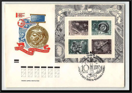 65374 Bloc N°68 Gagarin Gagarine 12/4/1971 Espace Space Russie Russia Urss USSR Lettre Cover - UdSSR