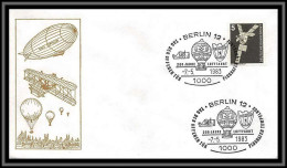67386 Alsdorf 9/9/1990 Europa Allemagne Germany Bund Ballon Balloon Espace Space Lettre Cover - Airships