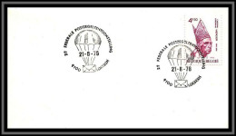 67365 Cardinal Mercier Lokeren 21/8/1976 Belgique Belgium Ballon Balloon Espace Space Lettre Cover - Airships