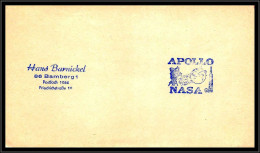67360 Apollo Nasa Bamberg Espace Space Lettre Cover - Montgolfières