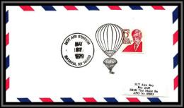 67343 Hot Air Station Batavia 27/5/1979 USA Ballon Balloon Espace Space Lettre Cover - Airships
