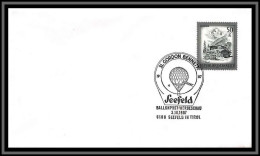 67301 Gordon Bennett Seefld Tirol Autriche Austria 3/10/1987 Ballon Balloon Espace Space Lettre Cover - Airships