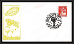 67290 St Gilgen 19/1/1985 Autriche Austria Alpine Balloon Trophy Balloon Espace Space Lettre Cover - Fesselballons