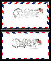 67314 Laclede Hot Air Station USA Ballon 3rd Great Pershing Balloon Derby LOT 2 DATES 1979 Espace Space Lettre Cover - Airships