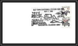 67226 Burlington Old Town Centennial Station 7/5/1988 USA Espace Space Lettre Cover - United States