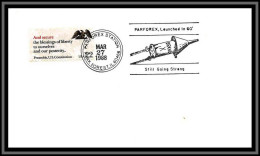 67212 Parforex Lanched In 60 Park Foresti 27/3/1988 USA Us Constitution Espace Space Lettre Cover - Etats-Unis