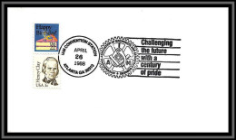 67213 Iam Convention Station Atlanta 26/4//1988 USA Espace Space Lettre Cover - United States