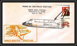 67171 Home Of The Space Shuttles 17/7/1987 Titusville USA Espace Space Lettre Cover - United States