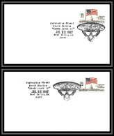 67177 Star Trek Federation Of Planet 11-12/7/1987 USA Espace Space Lot 2 Lettre Cover - United States