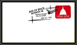 67088 Interpex 82 18/3/1982 USA Espace Age Of Space Shuttle USA Espace Space Entier Stationery - United States