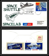 67077 Tucopex 18/4/1981 USA Espace Space Shuttle Spacelab Columbia Llettre Cover - United States