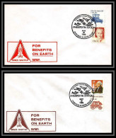 67122 Ameripex 86 Station 28/5/1986 USA Espace Space Shuttle Lettre Cover - Etats-Unis