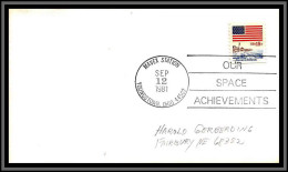 67044 Mavex Station Younstown 12/9/1981 USA Espace Our Space Achievements Lettre Cover - United States