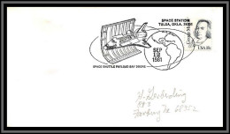 67042 Tulsa 12/9/1981 USA Espace Space Station Shuttle Payload Bay Doors Shuttle Lettre Cover - Etats-Unis