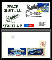 67076 Tucopex 18/4/1981 USA Espace Space Shuttle Spacelab Columbia Lettre Cover - Etats-Unis