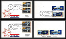 67079 20th Anniversary First Us Men In Space Rochford'82 27/3/1981 USA Espace Space Lot 2 Dates Lettre Cover - Etats-Unis