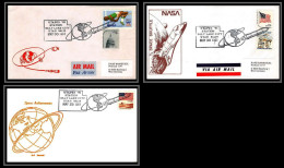 67075 Utapex Station 81 Salt Lake City 30/5/1981 USA Espace Space Lot 2 Lettre Cover - Etats-Unis