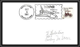 67038 Respex Station 1/10 Reading/1981 USA Espace Salure For The Space Shuttle Lettre Cover - United States