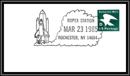 67002 Ropex Station Rochester 23/3/1985 USA Espace Space Entier Stationery - Etats-Unis