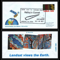 66989 Halley's Comet 75th Anniversary Anaheim 18/5/1985 USA Espace Space Aerogramme Stationery - United States